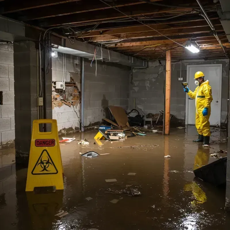 Flooded Basement Electrical Hazard in Addison County, VT Property